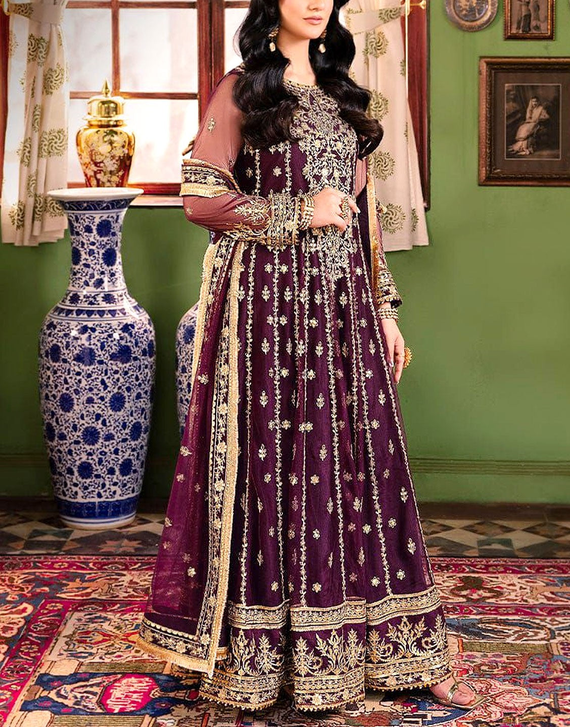 Maxi Dresses 2025: Pakistani Maxi Dress Design & Long Maxi Frock ...