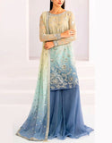 Trendy Heavy Embroidered Chiffon Party Wear Dress (DZ17829)
