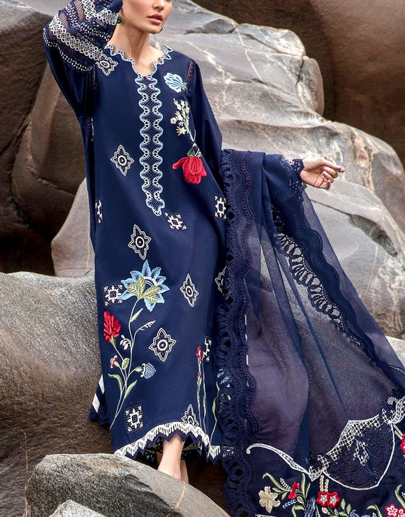 Luxury Heavy Embroidered EID Lawn Dress with Embroidered NET Dupatta ( DressyZone.com Luxury Heavy Embroidered EID Lawn Dress with Embroidered NET Dupatta ( DressyZone.com