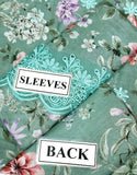 All-Over Print Schiffli Embroidered Lawn Dress with Emb. Chiffon Dupatta (DZ18015)