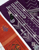 Elegant Embroidered Lawn Suit with Digital Print Diamond Dupatta (DZ18027)