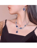 Elegant French-Inspired Necklace Set with Earrings - Perfect for Parties (DZ18032)