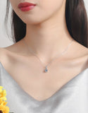 Delicate Silver Fashion Necklace, Earrings & Ring Set for Girls (DZ18046)