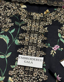All-Over Print Embroidered Lawn Dress with Emb. Chiffon Dupatta (DZ18052)