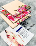 IB Angan All-Over Digital Print 3-Piece Khaddar Suit (DZ18218)
