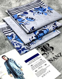 IB Angan All-Over Digital Print 3-Piece Khaddar Dress (DZ18222)