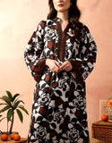 IB Bonanza All-Over Digital Print 3-Piece Linen Dress with Linen Dupatta (DZ18232)