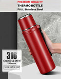 Premium SUS 316 Stainless Steel Red Thermos Bottle - 800 ML (DZ18549)