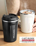 Stainless Steel Vacuum Coffee Mug with Temperature Display - 510ml (DZ18557)