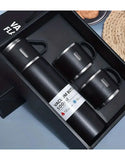 3 Cup Double-Layer Stainless Steel Vacuum Flask Set - 500ml (DZ18556)