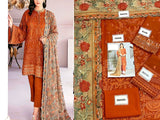 Heavy Embroidered Organza Party Wear Dress 2023 (DZ14521)