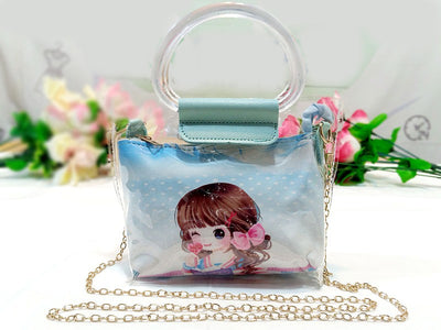 Transparent Jelly Bag for Girls (DZ15103)