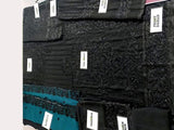 Elegant Sequins Embroidered Black Chiffon Dress (DZ12591)