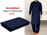 IB Swiss Fashion Soft Egyptian Cotton Unstitched Men's Shalwar Kameez (DZ13711)