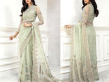 Heavy Embroidered Net Saree with Inner (DZ13772)