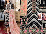 Luxury Schiffli Embroidered Lawn Dress with Embroidered Organza Dupatta (DZ14228)