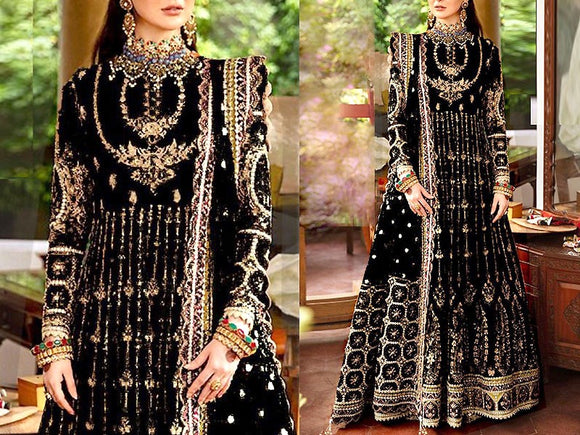 Black Dress Design 2024: Pakistani Black Frock & Black Dresses for Girls  Online Shopping in Pakistan –