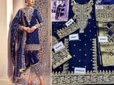 Embroidered Organza Dress with Banarsi Organza Jacquard Dupatta (DZ14910)