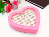 36 Pcs Mid Finger Rings with Heart Shape Gift Packing (DZ15060)