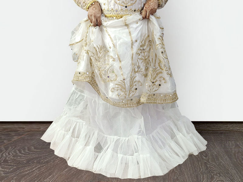 Stitched Can Can Net Skirt with Inner Stitched Can Can Net Skirt with Inner