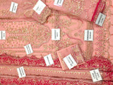 Handwork Heavy Embroidered Organza Wedding Dress 2022 (DZ15254)