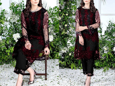 Simple best sale net dresses