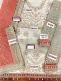 Heavy Embroidered Net Bridal Lehenga Dress 2022 (DZ15380)