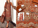 Embroidered with Handwork Organza Party Wear Dress 2022 (DZ15511)