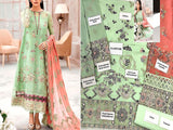 Handwork Heavy Embroidered Chiffon Wedding Dress (DZ15522)