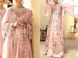 3D & Handwork Heavy Embroidered Organza Wedding Dress 2022 (DZ15555)