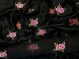 Embroidered Shamoz Silk Dress 2023 with Embroidered Organza Dupatta (DZ15562)