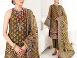 Heavy Embroidered Chiffon Wedding Dress 2023 (DZ15595)