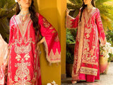 Digital Print Lawn Dress 2023 with Digital Print Silk Dupatta (DZ15638)