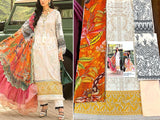 Digital Print Lawn Dress 2023 with Digital Print Silk Dupatta (DZ15641)