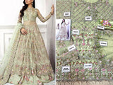 Handwork Heavy Embroidered Net Bridal Maxi Dress 2023 (DZ15648)