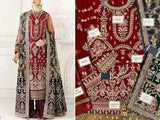 Luxurious Heavy Embroidered Net Bridal Dress 2023 (DZ15670)