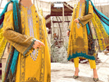 Embroidered Lawn Dress 2023 with Chiffon Dupatta (DZ15673)