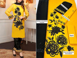 Luxury Sequins Embroidered Lawn Suit 2023 with Bamber Chiffon Dupatta (DZ15720)
