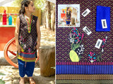 Digital Print 2-Piece Lawn Suit for Girls (DZ15748)