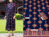 2-Piece Heavy Embroidered Lawn Dress 2024 (DZ15756)