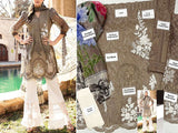 Luxury Schiffli Embroidered Lawn Dress with Digital Print Silk Dupatta (DZ15844)