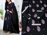 Heavy Embroidered Lawn Dress 2023 with Bamber Chiffon Dupatta (DZ15874)