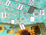 Sunflower Print Embroidered EID Lawn Dress with Digital Print Silk Dupatta (DZ15882)